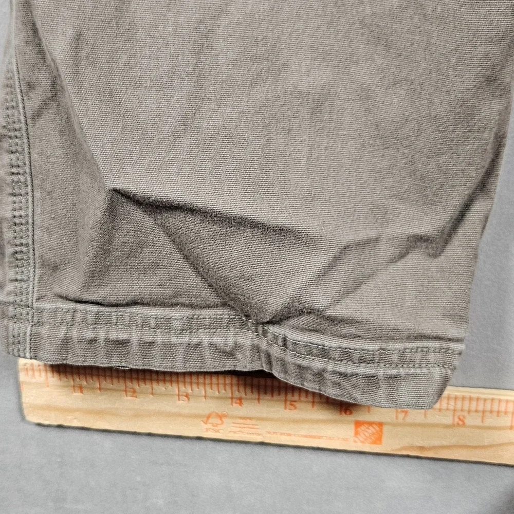 Duluth Trading Flex Fire Hose Pants Mens 40x30 (Fits 38x29) Gray Slim Fit